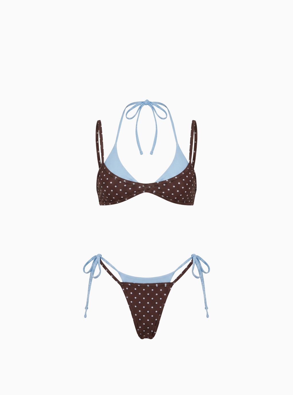 EMMA LORENT | Bikini Lunares Retro Chocolate
