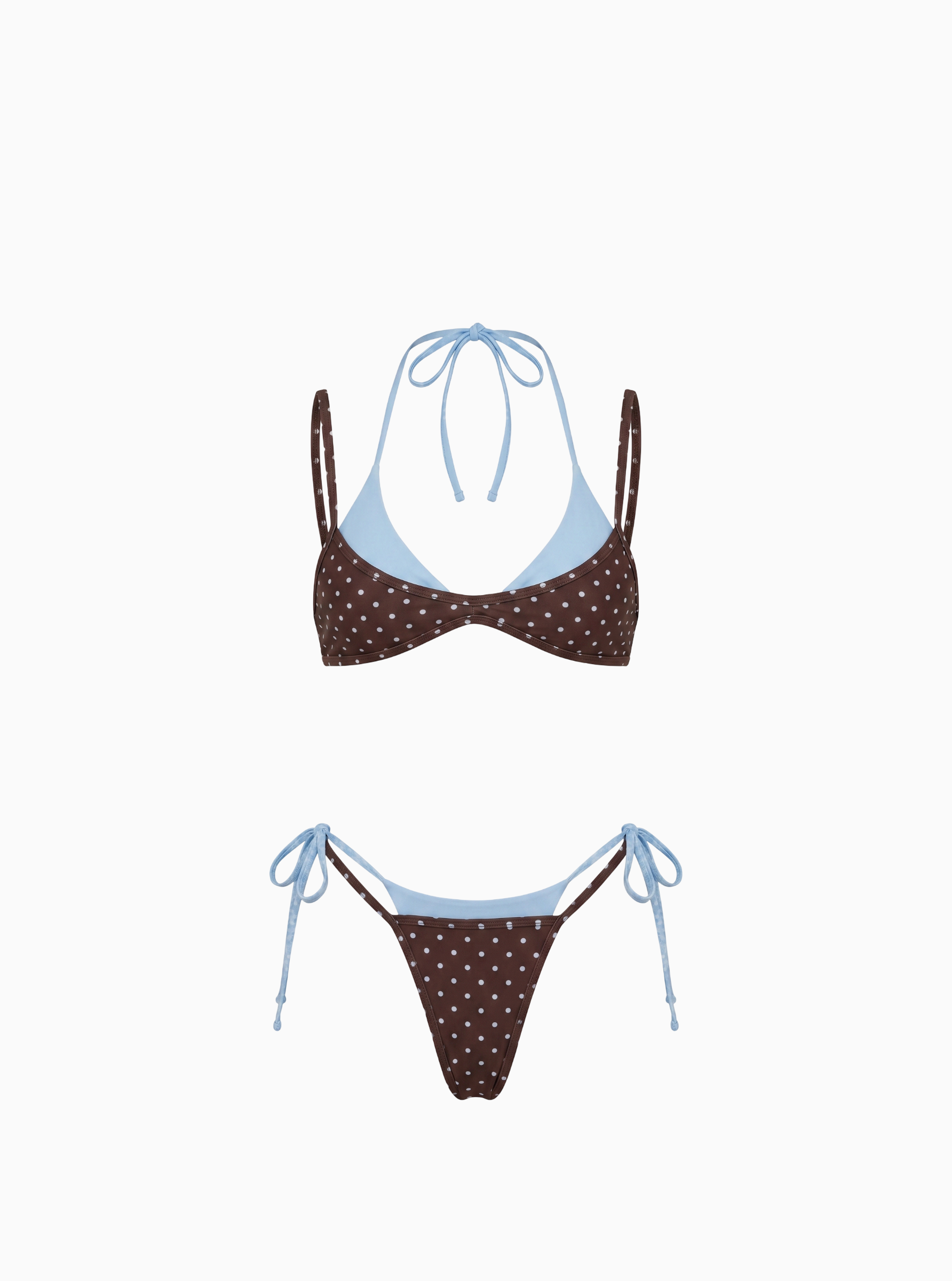 EMMA LORENT | Bikini Lunares Retro Chocolate