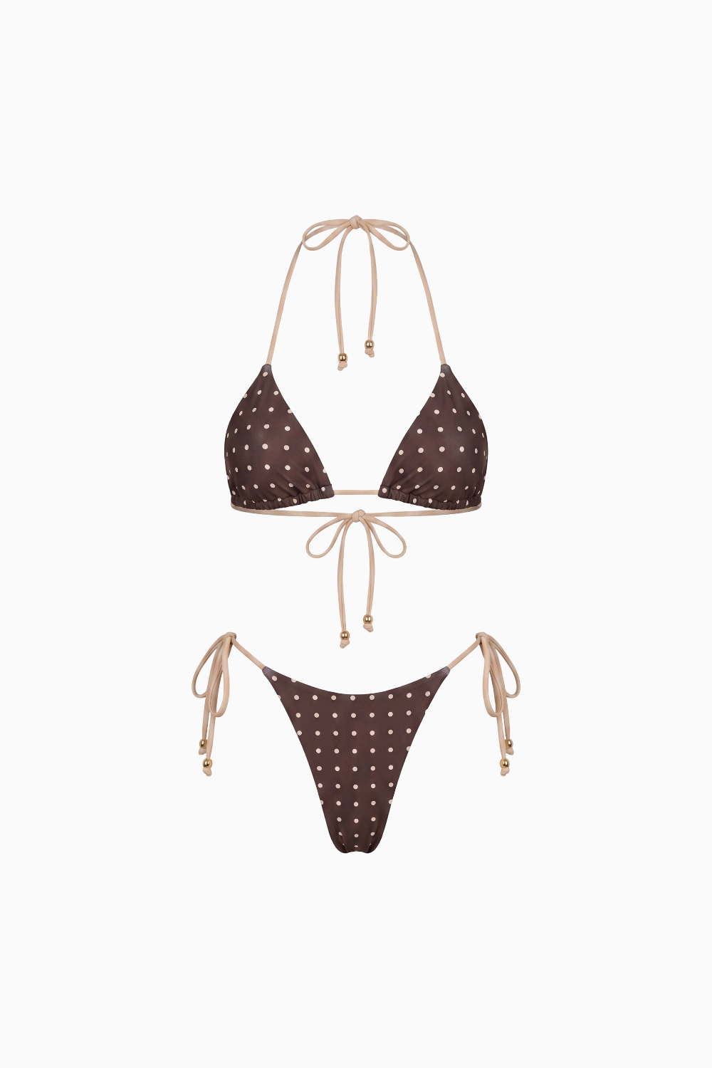 EMMA LORENT | Bikini Triángulo Con Lazos Ajustables
