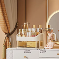 Caja de almacenaje para maquillaje multicapa