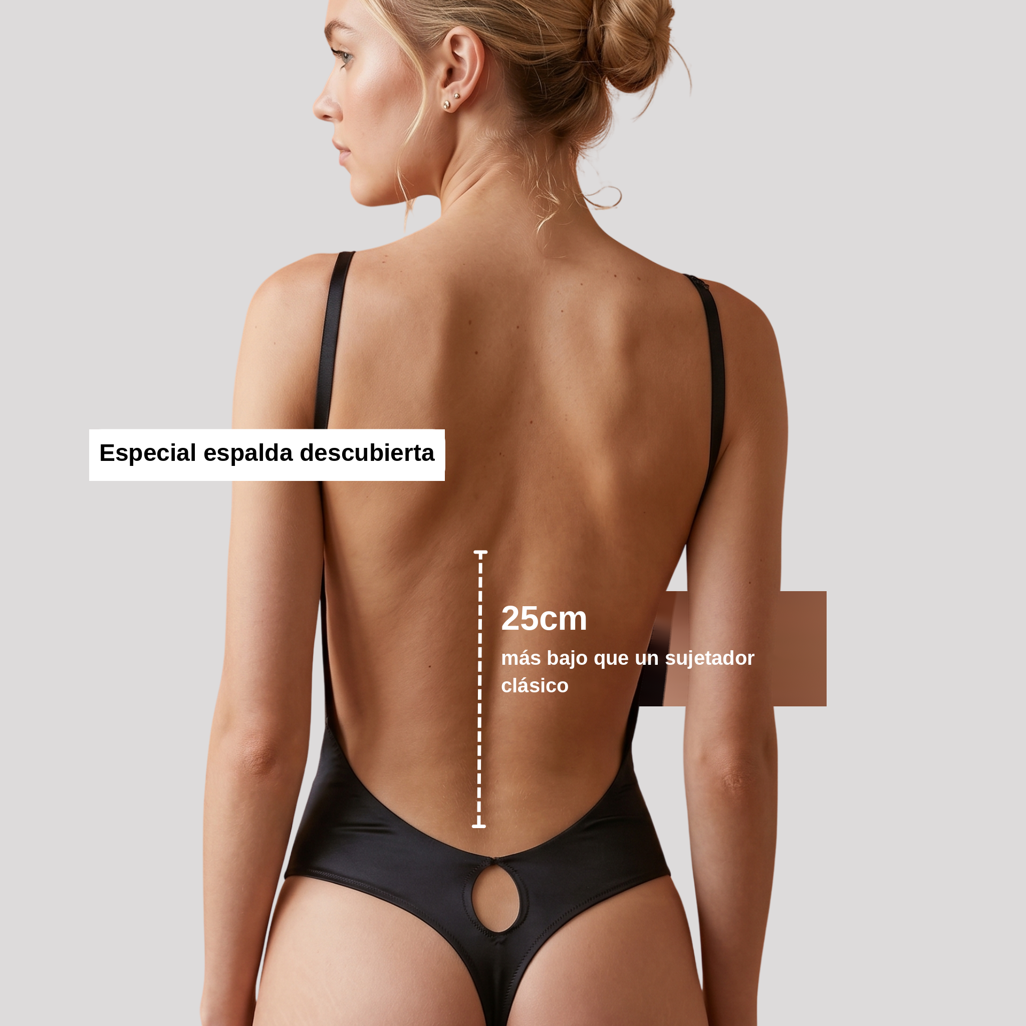 Body Moldeador Sin Costuras – Espalda al Aire y Sujeción Total