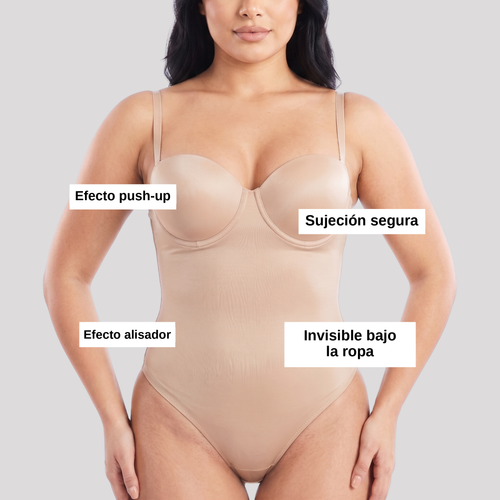 Body Moldeador Sin Costuras – Espalda al Aire y Sujeción Total