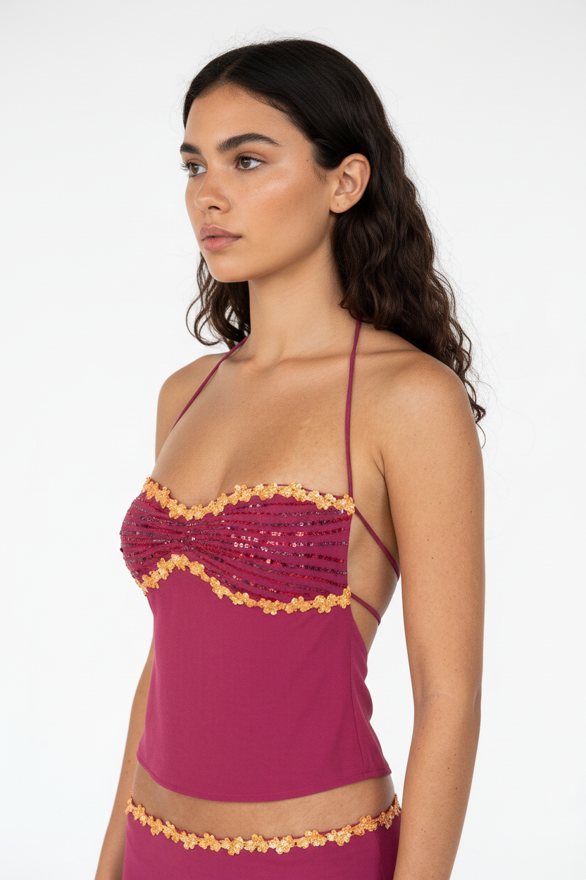 Conjunto Halter - Detalle nueva modelo