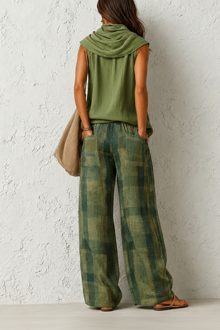 Espalda conjunto verde