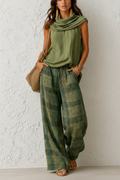 Frontal conjunto verde