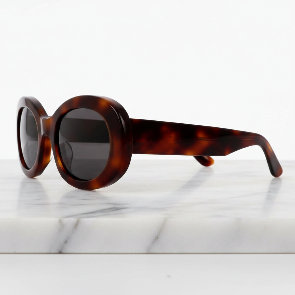 Gafas carey detalle mármol