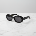 Gafas negras mármol