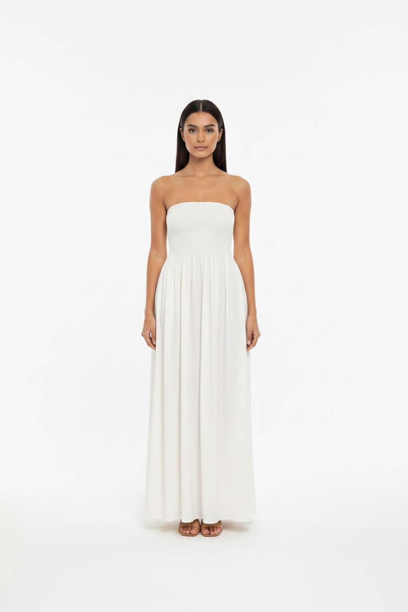 Vestido Blanco con Modelo