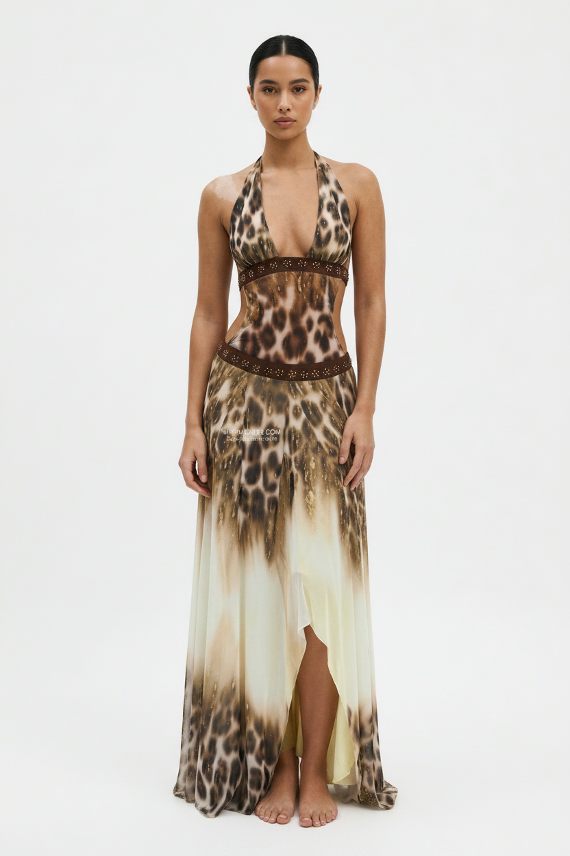 Vestido Leopardo - Frontal