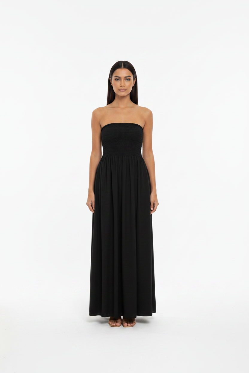 Vestido Negro con Modelo